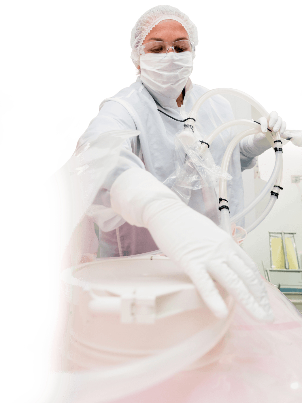 Aseptic formulation suite preparation