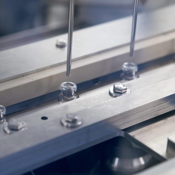 Aseptic vial filling line