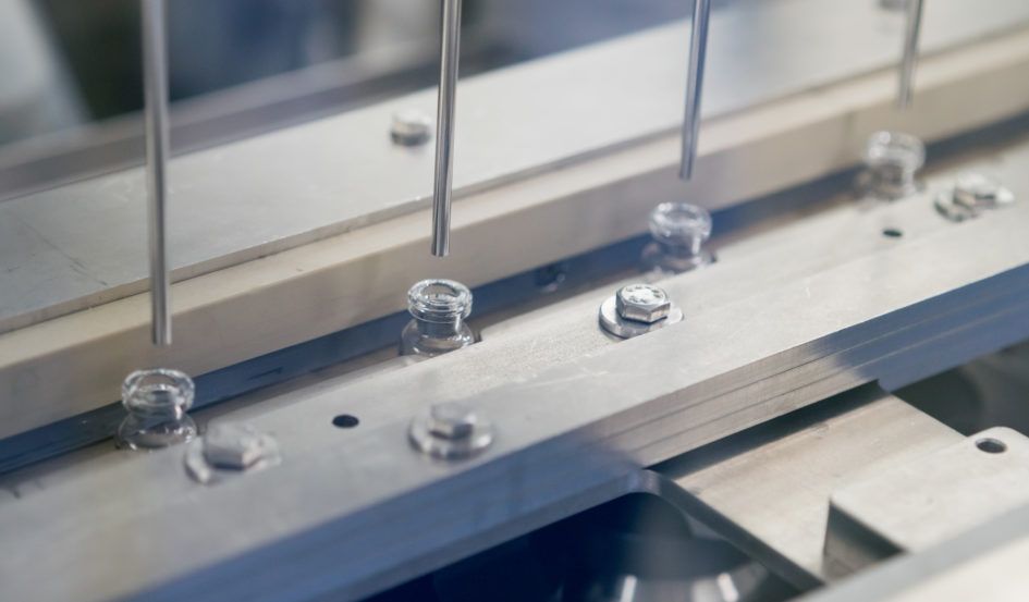 aseptic filling line for vials